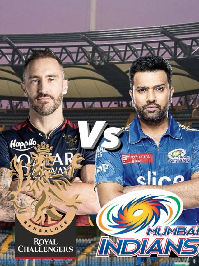 Royal Challengers Bangalore Vs Mumbai Indians Faf Du Plessis IPL 2023